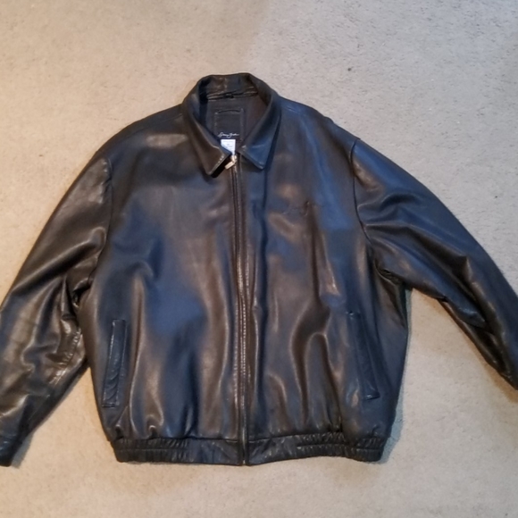 sean john leather jacket